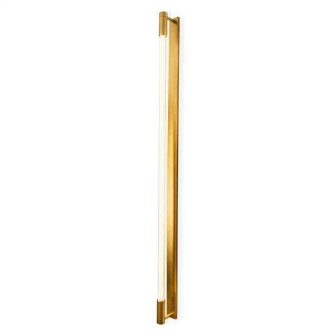 Arandela Usina 16520/60 Loure Dourado Ø52x670x75mm 1 T8 Led 60cm