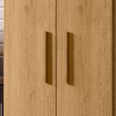 Ver imagem 7 de Armário Multiuso 2 Portas Freijo 2 Prateleiras MDF 61cm Qmovi