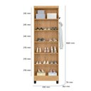 Ver imagem 5 de Armário Multiuso 2 Portas Freijo 2 Prateleiras MDF 61cm Qmovi