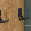 Ver imagem 4 de Armário Multiuso 2 Portas Freijo 2 Prateleiras MDF 61cm Qmovi