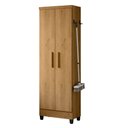 Ver imagem 1 de Armário Multiuso 2 Portas Freijo 2 Prateleiras MDF 61cm Qmovi