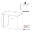 Ver imagem 4 de Escrivaninha Mesa de Escritório 120cm Multimóveis CR25312 