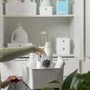 Ver imagem 5 de Kit Lavandeira Flow com 02 Dispenser de Sabão 2,3 L + 01 Borrifador + 01 Rodo + 01 Cesto Branco ou