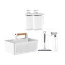 Ver imagem 2 de Kit Lavandeira Flow com 02 Dispenser de Sabão 2,3 L + 01 Borrifador + 01 Rodo + 01 Cesto Branco ou