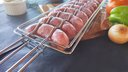 Ver imagem 2 de GRELHA PARA LINGUIÇA 12X48CM GRILAZER GAÚCHO GRILL