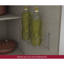 Cozinha Completa 7 Peças 12 Portas 100% MDF Aurora Espresso Móveis - 8