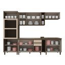 Ver imagem 5 de Cozinha Completa 7 Peças 12 Portas 100% MDF Aurora Espresso Móveis