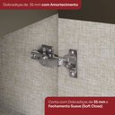 Ver imagem 7 de Cozinha Completa Modulada 7 Peças 12 Portas 100% MDF Aurora Espresso Móveis Cinza/Duna/Cristal