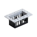Ver imagem 1 de Moldura No-frame Nordecor 6681 para 2 Módulos Tap Branco