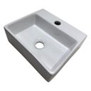 Ver imagem 1 de Cuba para Banheiro de Apoio La Bella Griffe 34x29cm Branco - Laguna