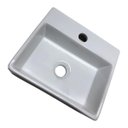 Ver imagem 3 de Cuba para Banheiro de Apoio La Bella Griffe 34x29cm Branco - Laguna