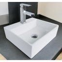 Ver imagem 2 de Cuba para Banheiro de Apoio La Bella Griffe 34x29cm Branco - Laguna