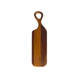Tábua de Corte e Frios Oval – Madeira Teca 47x17x2cm - 1