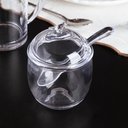 Ver imagem 4 de Açucareiro de Vidro C/colher Bird Transparente 150g Wolff