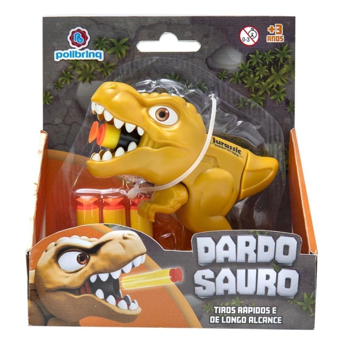 Brinquedo Lança Dardos Dinossauro Dardo Sauro Cores Sortidas Macro Brinquedo An2014 - 6