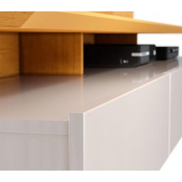 Painel para Tv Home Suspenso Ambiente Decore 1.8 Nature Off White - Imcal - 5