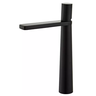 Torneira Slim Alta Monocomando P Cuba Lavatório Banheiro Lavabo Pia Preto Fosco Black Luxo Metal - 1