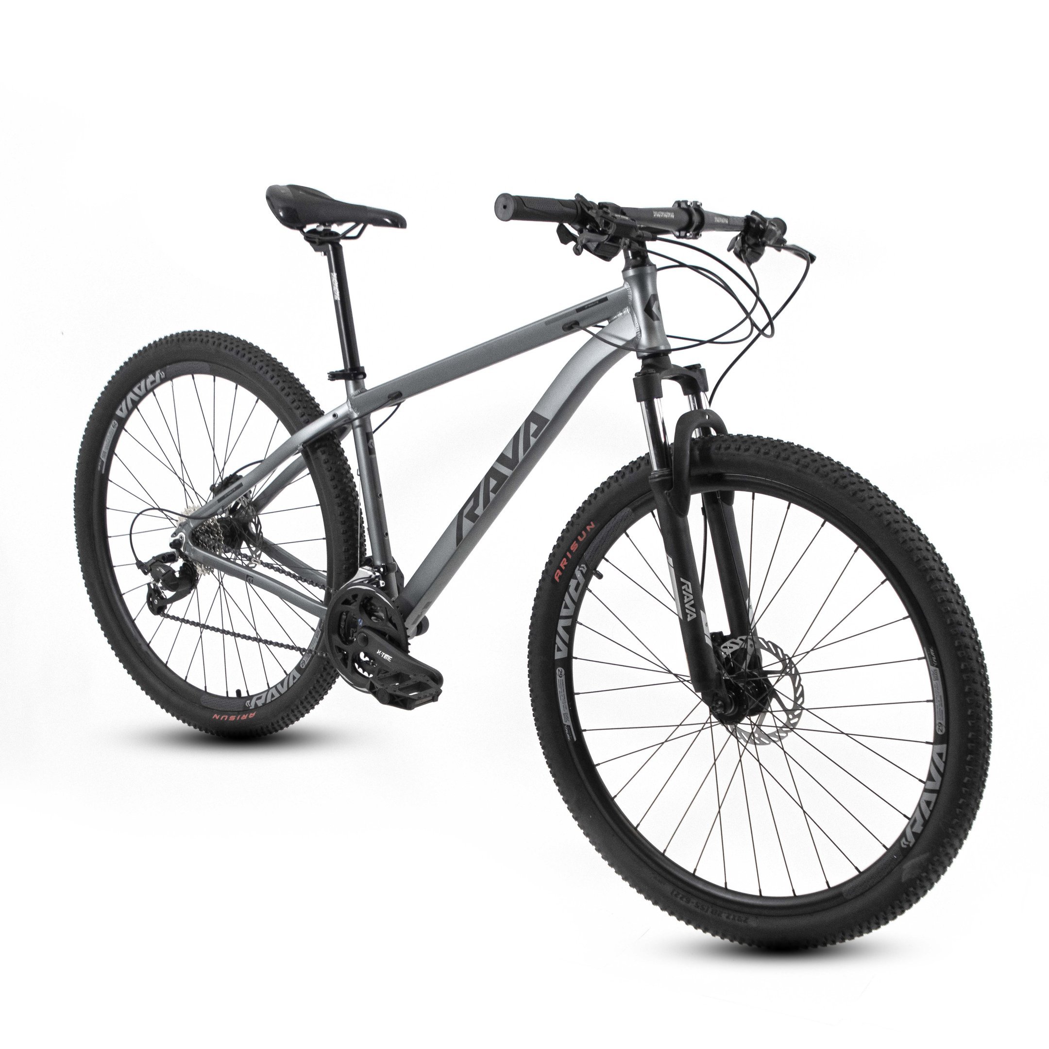 Bicicleta Aro 29 Rava Pressure 24V Freio Hidráulico - Cinza/Preto - 19" - 2