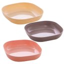 Ver imagem 3 de Kit 20 Travessas Lyor para Sobremesa Bowls de Bambu 14,5x3cm Colorida Petiscos