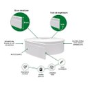 Ver imagem 2 de Meu Rodapé Autocolante Eva Flexível 15 Cm X 1 Cm X 5 Metros