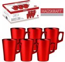Ver imagem 4 de Conjunto de Caneca Barcelona 140ml 6 Peças Vermelho - Vermelho