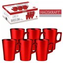 Ver imagem 4 de Conjunto de Caneca Barcelona 140ml 6 Peças Vermelho - Vermelho
