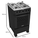 Ver imagem 4 de Fogão 4 Bocas Itatiaia Star Clean New com Acendimento Automático Preto Bivolt