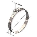 Ver imagem 6 de Abraçadeira Metalica para Duto Semi-Flexivel - 220 á 610mm - Fita 9/14 - Aço Carbono