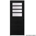 Ver imagem 1 de Porta de alumínio Basculante lambril max Preto "D" 210x70