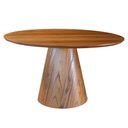 Ver imagem 1 de Mesa de Jantar Cone Lâmina Madeira Natural - 1,20m