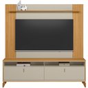 Ver imagem 3 de Rack para Sala com Painel para Tv 75 Pol 182cm Naomi L05 Tauari Off White Fosco - Lyam Decor