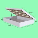 Ver imagem 5 de Cama Casal Queen Box Báu 160 Bogotá Branco