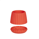Ver imagem 4 de Vaso Cachepot Wave 31cm Antidengue Decoração Argila