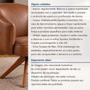 Ver mais imagens de Kit 2 Poltronas Giratórias Corino Base Madeira Maciça Juliana