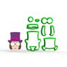 Cortador Willy Wonka Modular Tamanho 6 Cm - 1