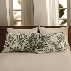 Jogo de Cama Solteiro 100% Algodão Estampado 2pçs Hades Comfort