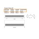 Ver imagem 3 de Puxador Moveis Citizen 45 Graus P Niquel Velho Zen 32/65mm