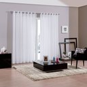 Ver imagem 1 de Cortina para Sala / Quarto Duo Bellini 4,2m x 2,8m - Bella Janela Branco