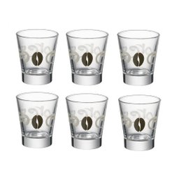 Conj de Copos Luigi Bormioli Caffeino Chicco 85 Ml - 6 Peças - 2