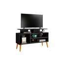 Ver imagem 2 de Rack Estante Sala para TV até 42" Lyon Pés Palito Preto
