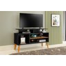Rack Estante Sala para Tv até 42" Lyon Pés Palito Preto - 1