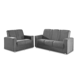 Sofá 3 e 2 Lugares 1,74m X 1,24m Suede Roma - Sofá Casa