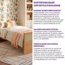 Ver imagem 5 de Cama Solteiro Infantil Madeira Maciça e Rattan Magna Kids Casatema MadeiraOriginals Marrom/Mel