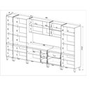 Ver imagem 4 de Cozinha Modulada Completa Plátano Quiditá 10 Peças Marrom Branco