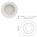 Ver imagem 3 de Jogo de Jantar 20 Peças Ingrid Porcelana Tramontina