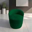 Ver imagem 7 de Poltrona Decorativa Yara Orgânica Bouclé Verde