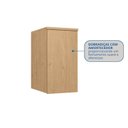 Ver imagem 4 de Guarda-Roupa Módulo Aéreo 1 Porta Elegance Marrom/Angelin