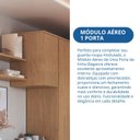 Ver imagem 6 de Guarda-roupa Módulo Aéreo 1 Porta Elegance