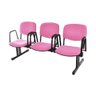 Cadeira em Longarina para Auditórios Linha Hotel Rosa - 1