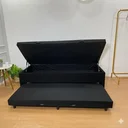 Ver imagem 5 de Cama Box Baú Solteiro com Auxiliar (Bicama) + Colchão Cloud Molas Ensacadas c/Pillowtop 32cm | Kit C